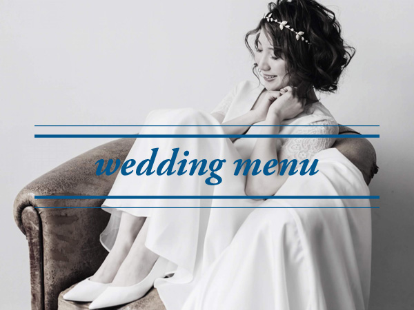 wedding menu